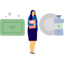 پیش‌نمایش فایل woman-is-holding-a-file-14326936 از پک ماشین لباس‌شویی