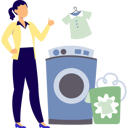 پیش‌نمایش فایل woman-is-looking-at-wash-clothes-14326967 از پک ماشین لباس‌شویی