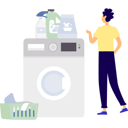 پیش‌نمایش فایل man-doing-laundry-work-14326996 از پک ماشین لباس‌شویی