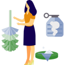 پیش‌نمایش فایل woman-is-holding-cobweb-brush-for-cleaning-14327008 از پک ماشین لباس‌شویی