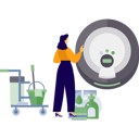 پیش‌نمایش فایل woman-is-pointing-washing-machine-14327009 از پک ماشین لباس‌شویی