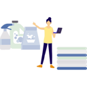پیش‌نمایش فایل woman-is-pointing-washing-powder-14327030 از پک ماشین لباس‌شویی