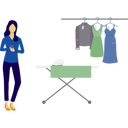 پیش‌نمایش فایل woman-is-showing-drying-clothes-14326992 از پک ماشین لباس‌شویی