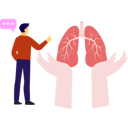 پیش‌نمایش فایل man-is-telling-about-lungs-infection-14327219 از پک روز جهانی آسم