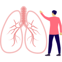 پیش‌نمایش فایل man-is-telling-about-lungs-vein-14327202 از پک روز جهانی آسم
