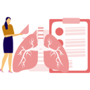 پیش‌نمایش فایل female-standing-with-lungs-report-14327264 از پک روز جهانی آسم