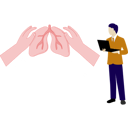 پیش‌نمایش فایل man-is-doing-care-lungs-14327259 از پک روز جهانی آسم