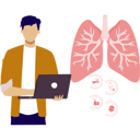 پیش‌نمایش فایل man-working-on-lungs-cancer-research-using-laptop-14327245 از پک روز جهانی آسم