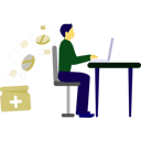 پیش‌نمایش فایل boy-working-about-medicine-on-laptop-14327152 از پک روز جهانی ایدز