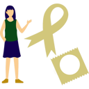 پیش‌نمایش فایل girl-pointing-sex-education-14327185 از پک روز جهانی ایدز