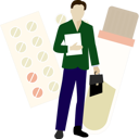 پیش‌نمایش فایل male-standing-next-to-test-tube-14327164 از پک روز جهانی ایدز