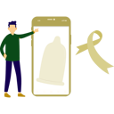 پیش‌نمایش فایل boy-buying-condom-online-14327112 از پک روز جهانی ایدز