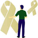پیش‌نمایش فایل boy-holding-aids-ribbon-14327124 از پک روز جهانی ایدز