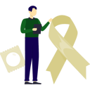 پیش‌نمایش فایل man-celebrating-aids-day-14327127 از پک روز جهانی ایدز