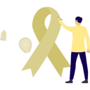 پیش‌نمایش فایل man-making-aids-day-ribbon-14327105 از پک روز جهانی ایدز