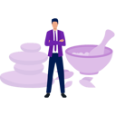 پیش‌نمایش فایل businessman-presenting-pestle-leaf-13010343 از پک زیبایی‌شناسی / آرایشی