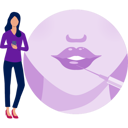 پیش‌نمایش فایل woman-explaining-botox-lip-13010381 از پک زیبایی‌شناسی / آرایشی