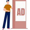 پیش‌نمایش فایل the-boy-is-holding-advertisement-board-12860441 از پک تابلوهای تبلیغاتی