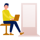 پیش‌نمایش فایل the-boy-is-working-on-marketing-12860494 از پک تابلوهای تبلیغاتی