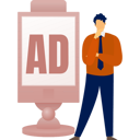 پیش‌نمایش فایل the-businessman-is-thinking-about-bill-board-stand-12860472 از پک تابلوهای تبلیغاتی