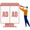 پیش‌نمایش فایل the-man-is-looking-ad-board-by-spyglass-12860457 از پک تابلوهای تبلیغاتی