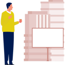 پیش‌نمایش فایل the-man-is-looking-business-marketing-12860480 از پک تابلوهای تبلیغاتی