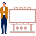 پیش‌نمایش فایل the-man-is-standing-near-bland-advertisement-12860482 از پک تابلوهای تبلیغاتی