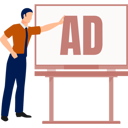پیش‌نمایش فایل the-man-is-touching-ad-board-12860455 از پک تابلوهای تبلیغاتی