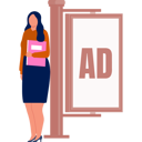 پیش‌نمایش فایل the-office-lady-with-file-standing-near-bill-board-12860439 از پک تابلوهای تبلیغاتی