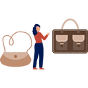 پیش‌نمایش فایل girl-is-discuss-about-handbag-14360627 از پک فروشگاه لوازم جانبی و تخفیف‌ها