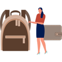 پیش‌نمایش فایل girl-showing-school-bag-14360622 از پک فروشگاه لوازم جانبی و تخفیف‌ها