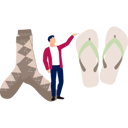 پیش‌نمایش فایل boy-is-buying-slippers-and-socks-14360677 از پک فروشگاه لوازم جانبی و تخفیف‌ها