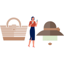 پیش‌نمایش فایل girl-buying-handbag-online-14360716 از پک فروشگاه لوازم جانبی و تخفیف‌ها