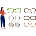 پیش‌نمایش فایل girl-is-showing-different-glasses-14360698 از پک فروشگاه لوازم جانبی و تخفیف‌ها