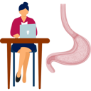 پیش‌نمایش فایل girl-doing-testing-on-stomach-14360422 از پک کولون و روده بزرگ
