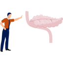 پیش‌نمایش فایل boy-presenting-small-intestine-14360375 از پک کولون و روده بزرگ