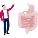 پیش‌نمایش فایل boy-presenting-stomach-area-14360367 از پک کولون و روده بزرگ
