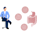 پیش‌نمایش فایل boy-sitting-on-chair-looking-at-human-colon-14360366 از پک کولون و روده بزرگ