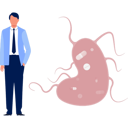پیش‌نمایش فایل doctor-showing-bacteria-14360403 از پک کولون و روده بزرگ