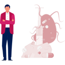 پیش‌نمایش فایل man-pointing-bacteria-vaccine-14360402 از پک کولون و روده بزرگ