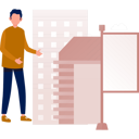 پیش‌نمایش فایل boy-standing-near-advertisement-empty-board-14360339 از پک تابلوهای تبلیغاتی