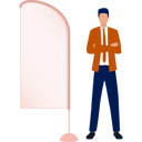 پیش‌نمایش فایل boy-standing-near-light-advertising-board-14360336 از پک تابلوهای تبلیغاتی