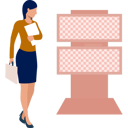 پیش‌نمایش فایل girl-looking-at-billboard-14360323 از پک تابلوهای تبلیغاتی