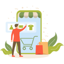 پیش‌نمایش فایل man-doing-online-shopping-4403780 از پک تجارت الکترونیک و خرید
