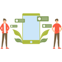 پیش‌نمایش فایل chat-customer-support-4403710 از پک خرید و تجارت الکترونیک