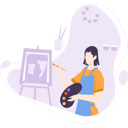 پیش‌نمایش فایل female-painter-4403500 از پک حرفه