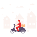 پیش‌نمایش فایل delivery-guy-delivering-parcel-home-to-home-4397931 از پک خدمات تحویل