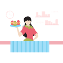 پیش‌نمایش فایل female-chef-making-cupcakes-4418402 از پک آشپزی