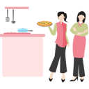 پیش‌نمایش فایل two-females-chefs-making-pizza-4418394 از پک آشپزی