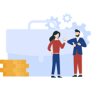 پیش‌نمایش فایل bank-employers-doing-discussion-on-online-banking-4418015 از پک بانکداری